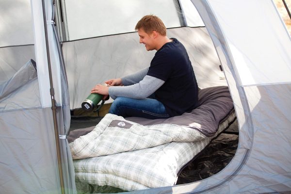 Coleman Heritage Big & Tall 10°F Flannel Sleeping Bag, XL Sleeping Bag Fits Adults up to 6ft 7in Tall, Machine Washable, Great for Camping, Hunting, Guests, & More - Image 2