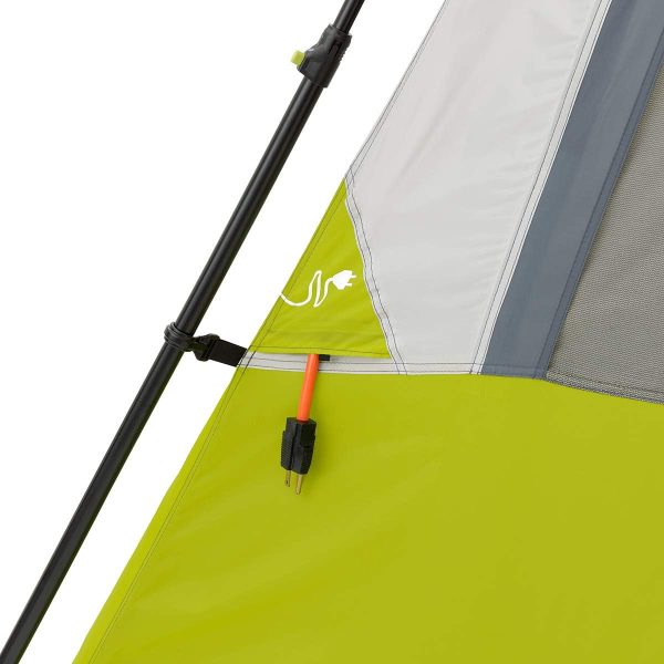 CORE Instant Cabin Tents | 6 Person / 9 Person / 10 Person / 12 Person Family Cabin Multi Room Pop Up Tents Car Camping | Included Storage Pockets for Camping Accessories - Image 8