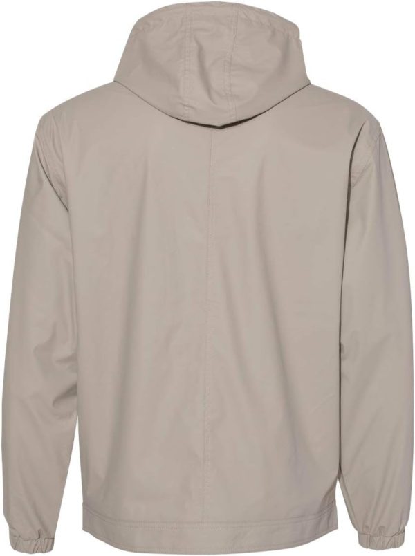 Vintage Hooded Rain Jacket L Navy - Image 2